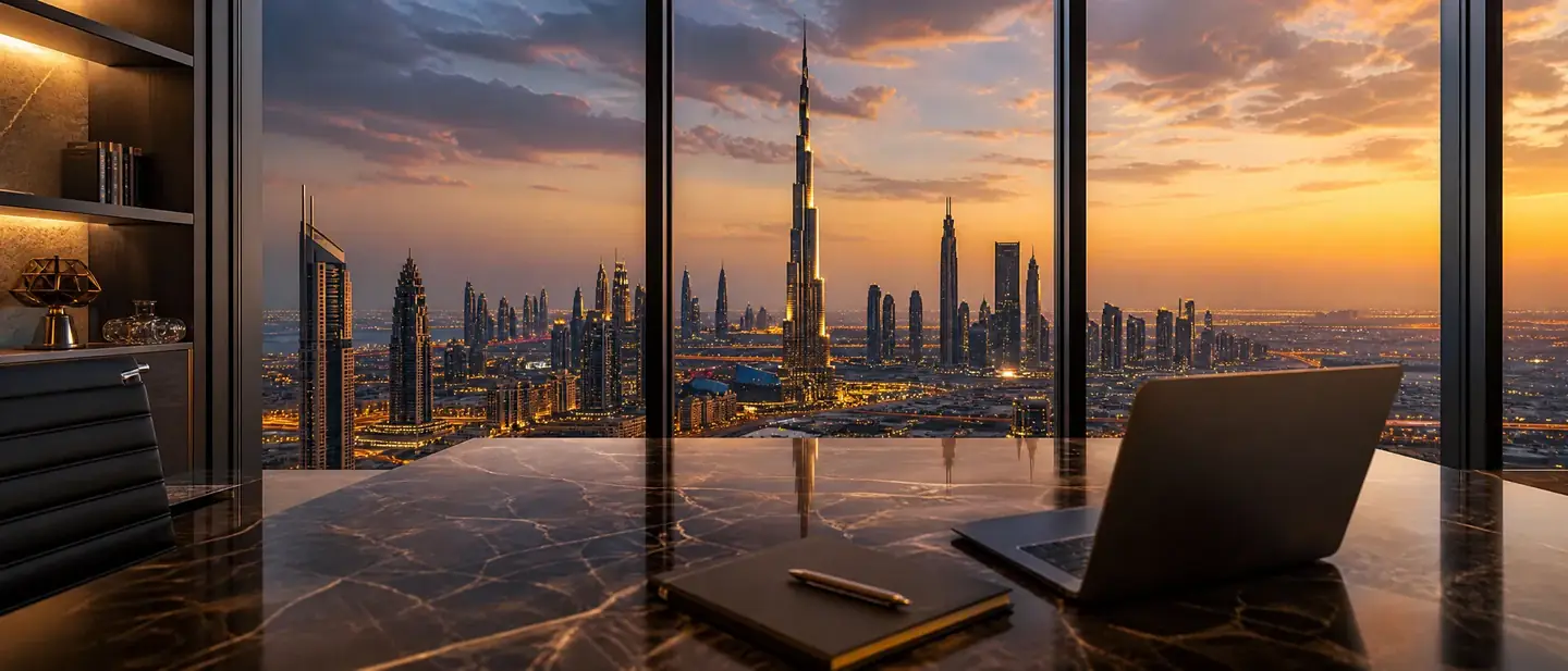 Dubai business meeting space representing Enablr's UAE business training consultancy